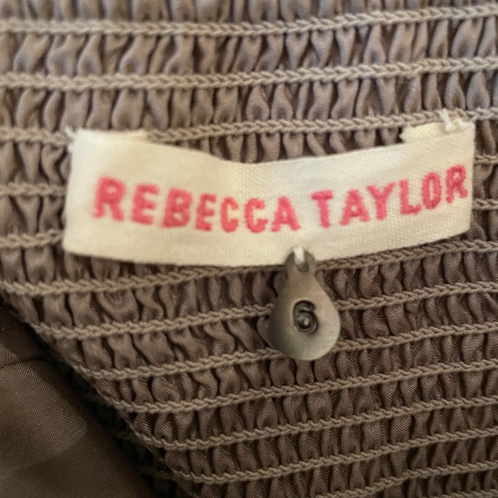 Rebecca Taylor Python Strapless Bodice Dress Sz S… - image 4